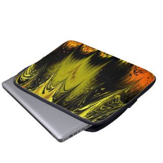 Fractal Art Wild and Crazy Design Laptop Sleeve