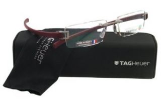 Tag Heuer Eyeglasses TH 7103 BURGUNDY 018 TRACK Tag Heuer Clothing