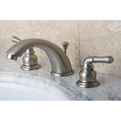Satin Nickel Drip free Widespread Bathroom Faucet