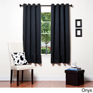 Grommet Top 64 Inch Thermal Insulated Blackout Curtain Panel Pair