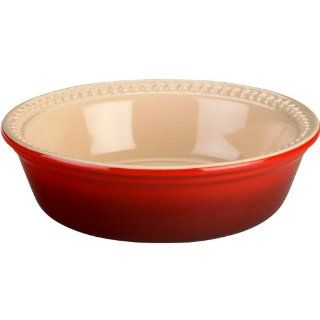 Le Creuset PG1854 1367 Stoneware Heritage Pie Dishes, Cherry, Petite, Set of 4 Kitchen & Dining