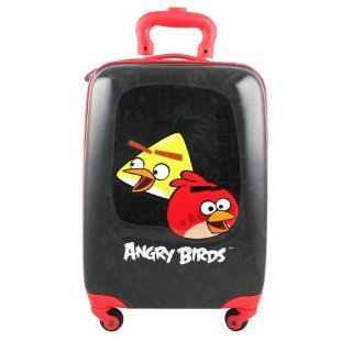 Angry Birds Hardshell Spinner Rolling Luggage Case [Black] Toys & Games
