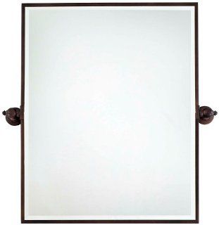 Minka Lavery 1441 267 Extra Large Rectangle Mirror, Dark Brushed Bronze   Wall Sconces  