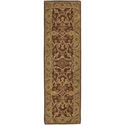 Safavieh Handmade Golden Jaipur Rust/ Green Wool Rug (23 X 14)