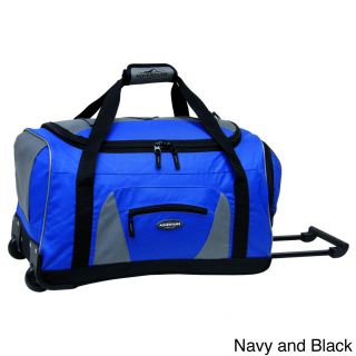 Travelers Club Adventurer Collection 22 inch Carry On Rolling Upright Duffel Bag