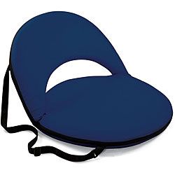 Picnic Time Oniva Portable Navy Recreation Recliner Seat