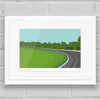 herne hill velodrome print by place in print