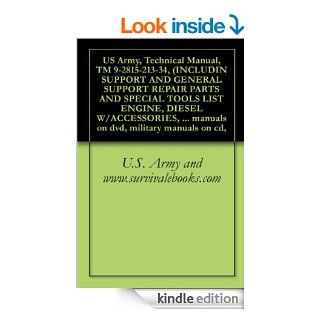 US Army, Technical Manual, TM 9 2815 213 34, (INCLUDIN SUPPORT AND GENERAL SUPPORT REPAIR PARTS AND SPECIAL TOOLS LIST ENGINE, DIESEL W/ACCESSORIES, (CUMMINSmanuals on dvd, military manuals on cd,   Kindle edition by U.S. Army and www.survivalebooks. C