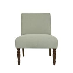 angeloHOME Bradstreet Washed Clay Earth Gray Upholstered Armless Chair ANGELOHOME Chairs
