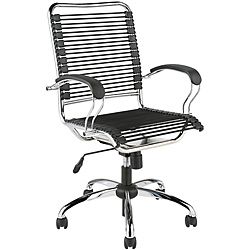 Bungie High Back J arm Black/ Chrome Office Chair
