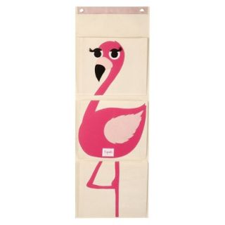 Flamingo 3 Pocket Hanging Organizer by 3 Sprouts
