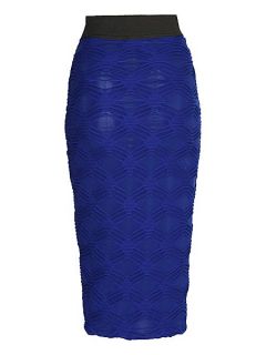 Jane Norman Graphic wave pencil skirt