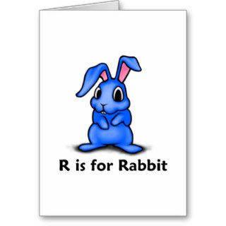 R is for Rabbit Cards