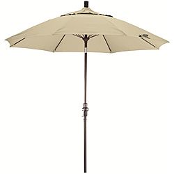 Fiberglass 9 foot Pacifica Canvas Crank And Tilt Umbrella