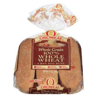 Oroweat 100% Whole Wheat Hotdog Buns   8 ct.