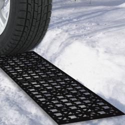 Stalwart Car Tire Snow Grabber Mats (4 Pieces)