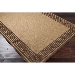 Woven Newbury Indoor/outdoor Geo Border Rug (76 Square)