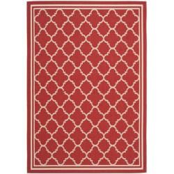 Poolside Red/bone Indoor/outdoor Area Rug (8 X 112)