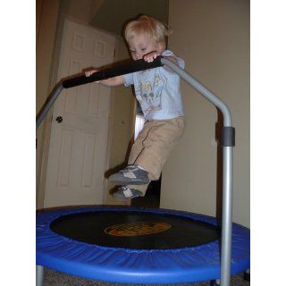Pure Fun 9005MTH 40 Inch Mini Trampoline with Handrail  Sports & Outdoors