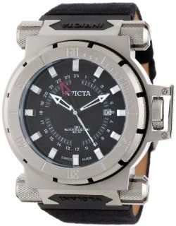 Invicta Men's 12684 Coalition Forces Black Dial GMT Black Canvas Watch at  Men's Watch store.