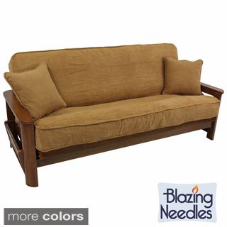 Microsuede Futon Cover Set With Double Cording