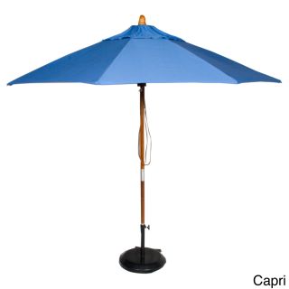 Phat Tommy Marenti Wood Market 9 foot Sunbrella Patio Umbrella