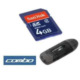 SanDisk 4GB SD Memory Card + Black USB Memory Card Reader for Garmin Nuvi 200W, 205W, 250W, 260W, 600, 610, 650, 660, 670, 680, 710, 750, 760, 770, 780, 850, 860, 880, 200, 250, 255, 260, 270, 300, 310, 350, 360, 370 550 660 Computers & Accessories