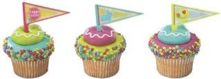 Easter Pennant Cake Cupcake Decorations Pkg of 12 Toys & Games