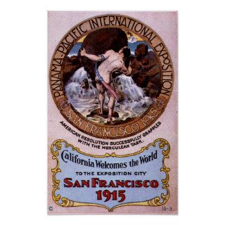 Vintage Panama Pacific International Exposition Posters