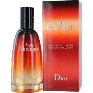 Christian Dior Aqua Fahrenheit Eau De Toilette Spray for Men, 2.5 Ounce  Farenheit Dior  Beauty