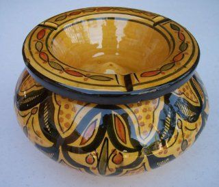 Shop Safi yellow Ashtray Large By Treasures Of Morocco at the  Furniture Store