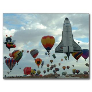 Balloon fiesta post card