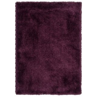 Carlisle Hand tufted Prune Shag Rug (5 X 76)