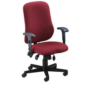 Mayline Comfort Contoured High Back Office Chair with Arms 4019AG Color Burg
