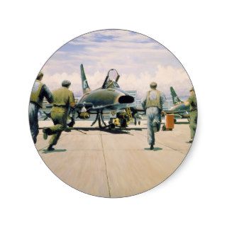 Scramble at Phan Rang by William S. Phillips Sticker