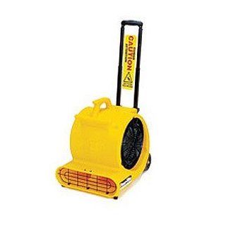 Powr Flite® 1/2 Hp Floor Dryer With Handle And Wheels Yellow