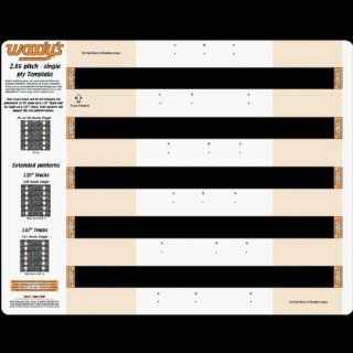 Woodys Studding Templates   2.86in. Pitch   Single Ply 286S TEMP Automotive