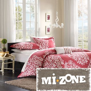 Mizone Lyon Pink 4 piece Comforter Set