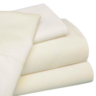 None Egyptian Cotton 1000 Thread Count Solid Luxury Sateen Sheet Set Or Pillowcase Separates Off White Size Queen
