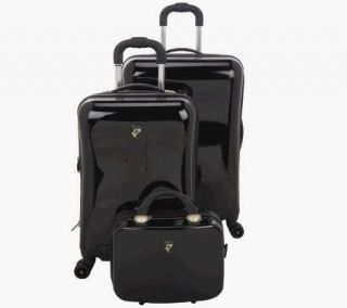 Heys 3 Piece HardsideSpinner Luggage Set w/Packing Cubes —
