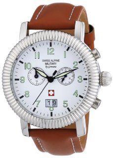 Swiss Alpine Military Men's Quartz Watch AV288 2880.9533SAM with Leather Strap Watches