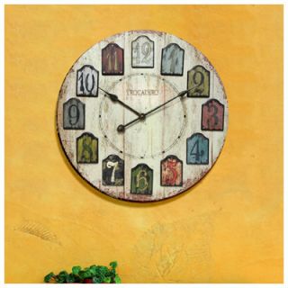 Infinity Instruments Weathered Plank Wall Clock