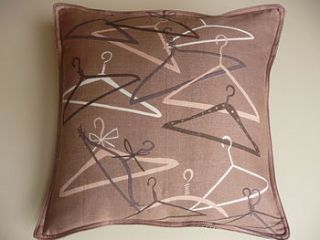 coat hanger vinatge handkerchief cushion by clare carter designs
