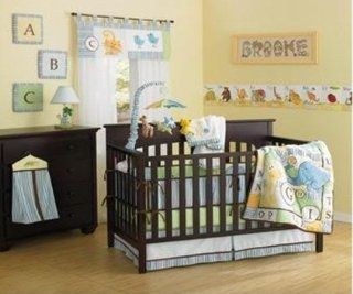 ABC Animal Friends 10 Piece Crib Bedding Set  Crib Bedding Sets  Baby