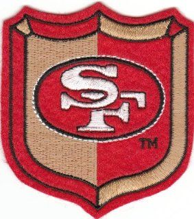 Vintage 80s San Francisco SF 49ers RED 3" Old Logo Crest Patch Throwback(new old stock) Sew or Iron On 