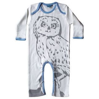 owl sleep suit by floppy buddha