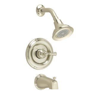 American Standard T215.730.295 Hampton Bath and Shower Trim Kit, Satin Nickel   Tub And Shower Faucets  