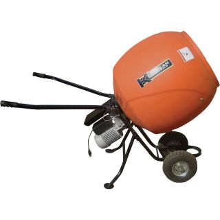 Kushlan Portable Electric Direct Drive Cement Mixer — 6 Cubic Ft., Model# KPRO600DD  Cement Mixers
