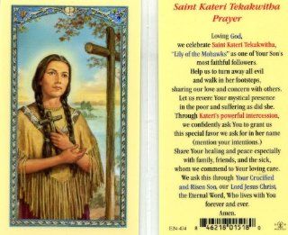 Kateri Tekakwitha Canonization Prayer Holy Card (800 296)  