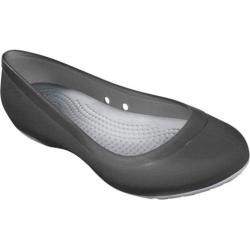 Women's Crocs Carlisa Flat Black/Silver Crocs Slip ons